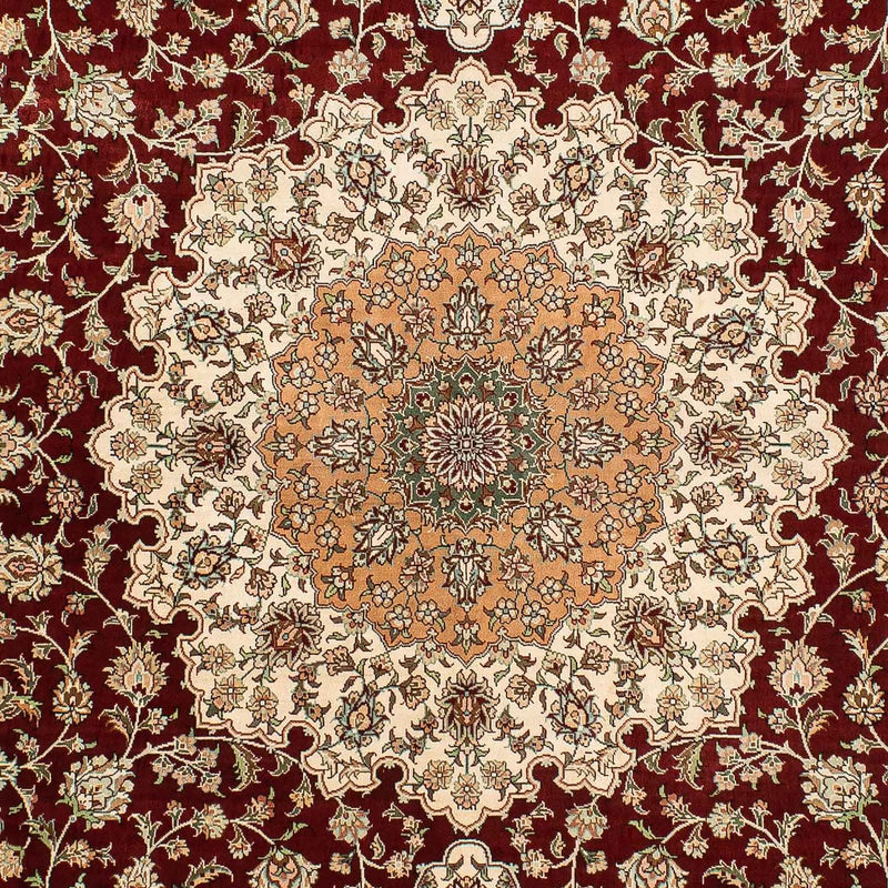 ゴム - シルク 絨毯 216x132cm - ペルシャ絨毯