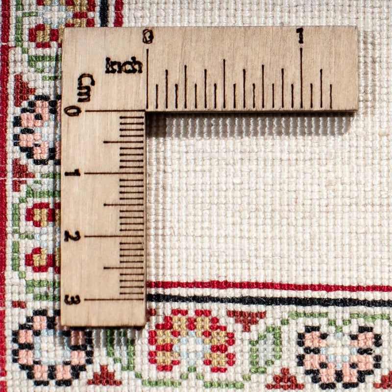 ゴム - シルク 絨毯 41x31cm - ペルシャ絨毯