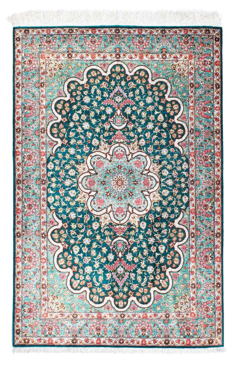 ゴム 絨毯 152x100cm - ペルシャ絨毯