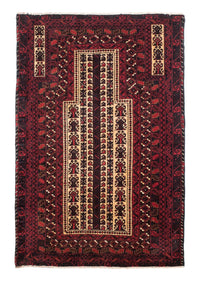 バルーチ絨毯 126x86cm - オリエンタル絨毯 – product image