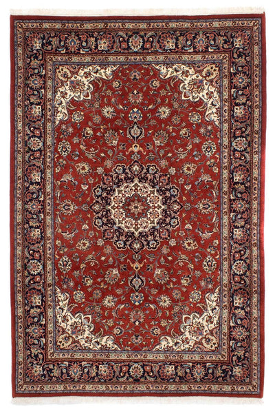 カシャーン 絨毯 196x291cm - ペルシャ絨毯