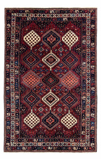 ヤラメ 絨毯 202x300cm - ペルシャ絨毯 - ダークレッド – product image