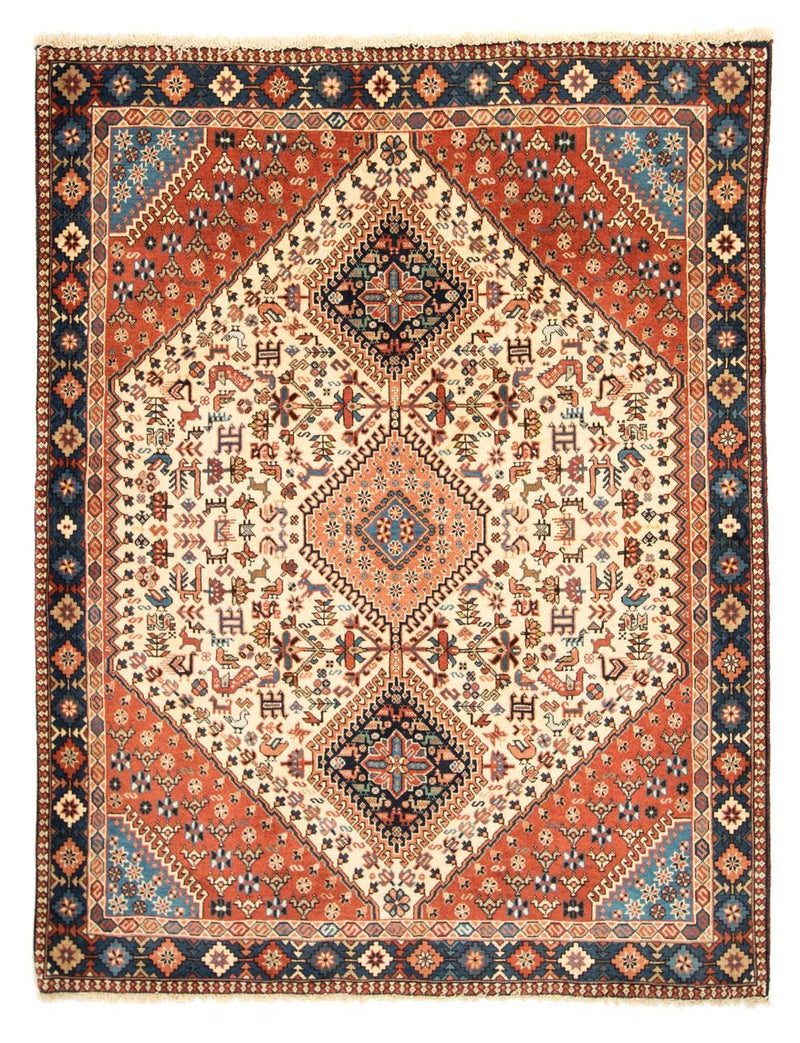 ヤラメ 絨毯 193x150cm - ペルシャ絨毯