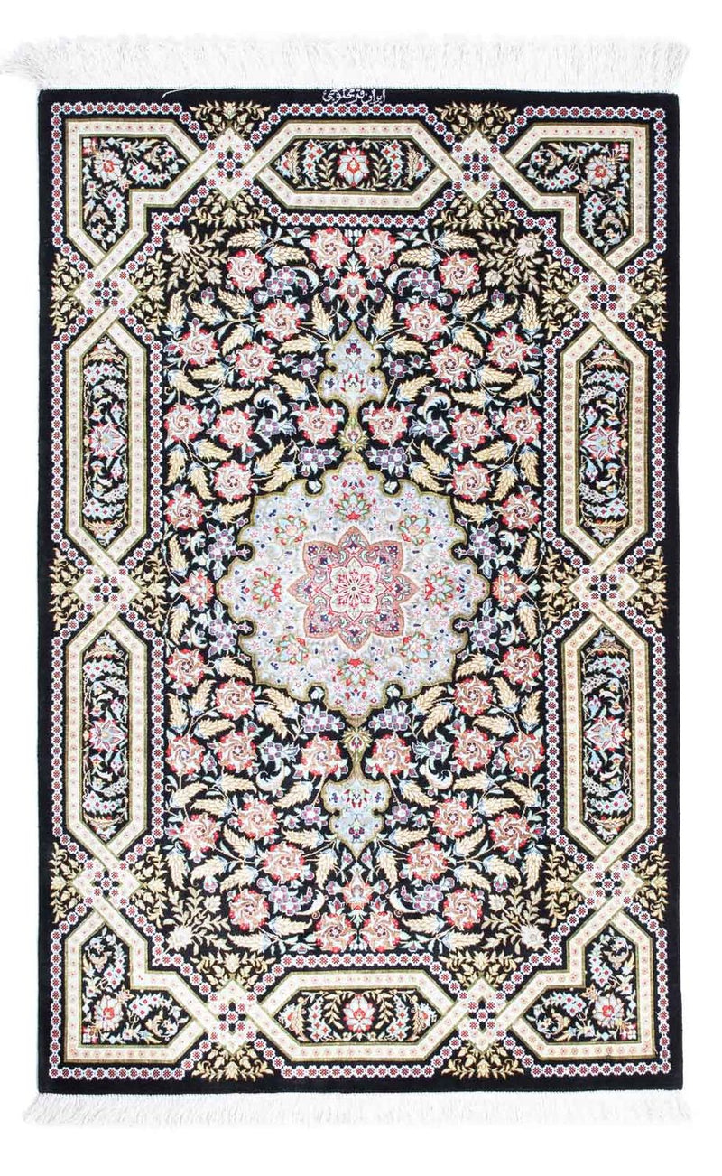 ゴム 絨毯 124x79cm - ペルシャ絨毯