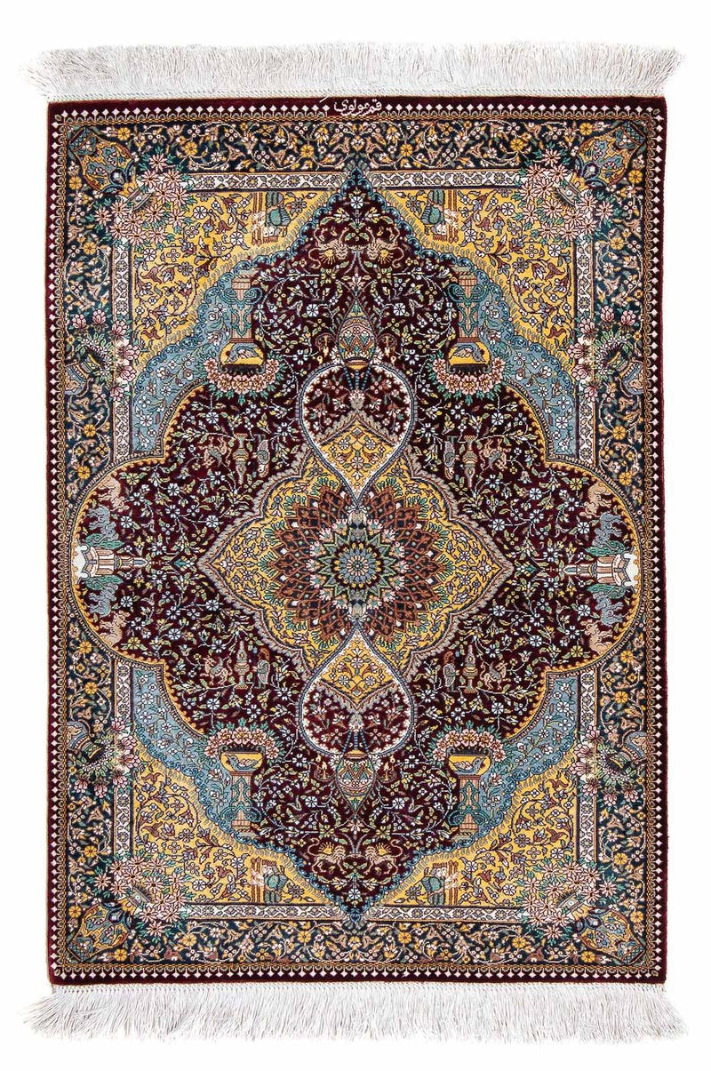 ゴム 絨毯 87x60cm - ペルシャ絨毯
