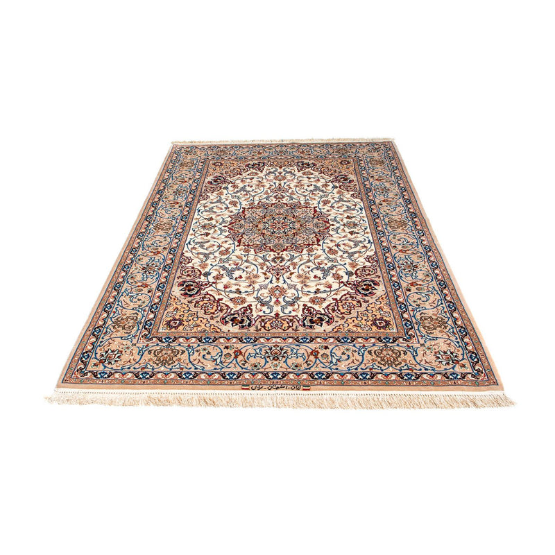 ゴム - シルク 絨毯 202x128cm - ペルシャ絨毯