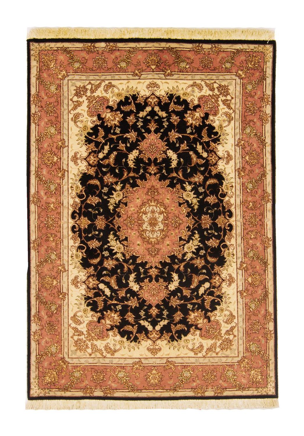 タブリーズ - 50 Raj 絨毯 147x102cm - ペルシャ絨毯