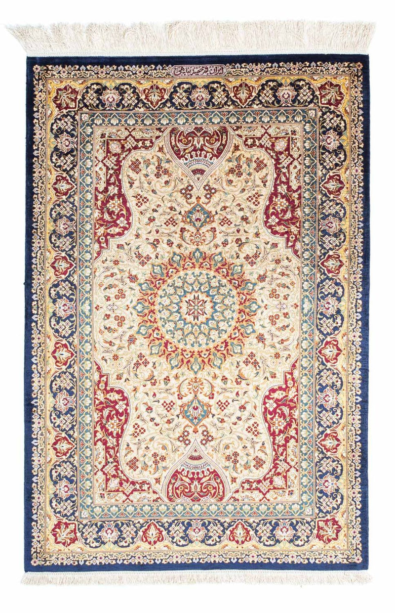 ゴム 絨毯 123x77cm - ペルシャ絨毯