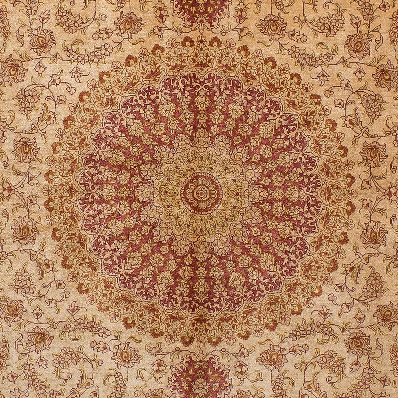 ゴム - シルク 絨毯 237x154cm - ペルシャ絨毯
