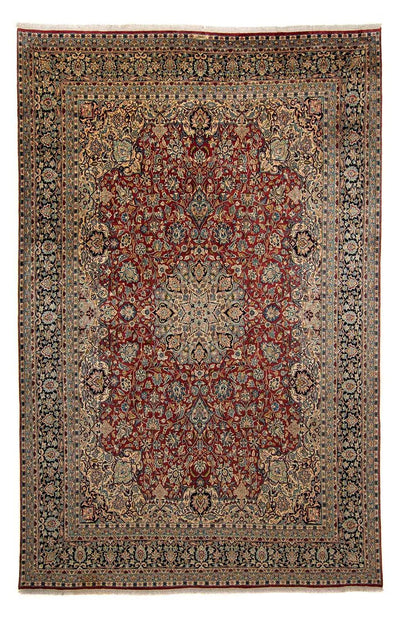 ラフサンジャン 絨毯 300x424cm - ペルシャ絨毯