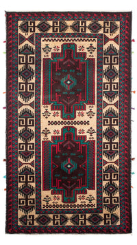 バルーチ絨毯 139x77cm - オリエンタル絨毯 – product image