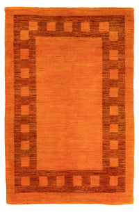 インド ギャベ 絨毯 123x79cm - ペルシャウールラグ – product image