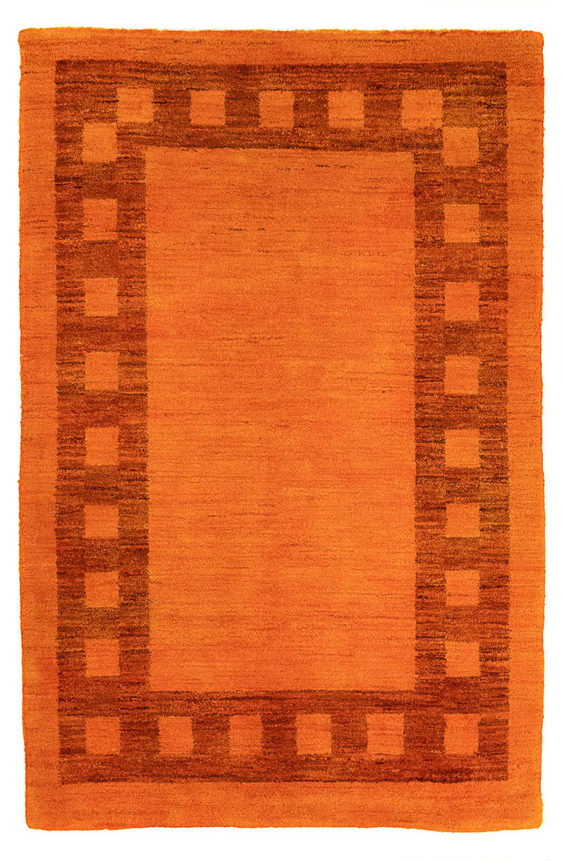 インド ギャベ 絨毯 123x79cm - ペルシャウールラグ