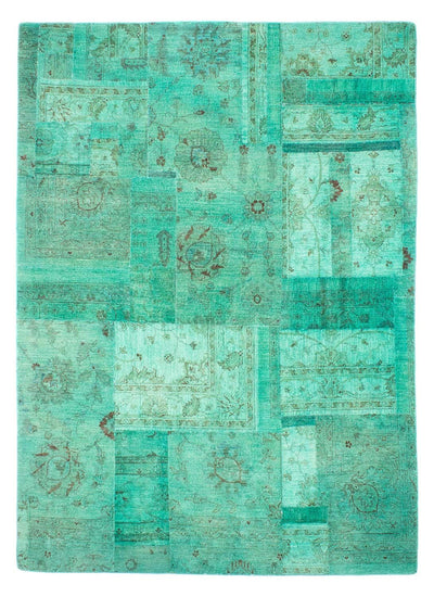 パッチワーク絨毯 212x290cm - ペルシャウールラグ