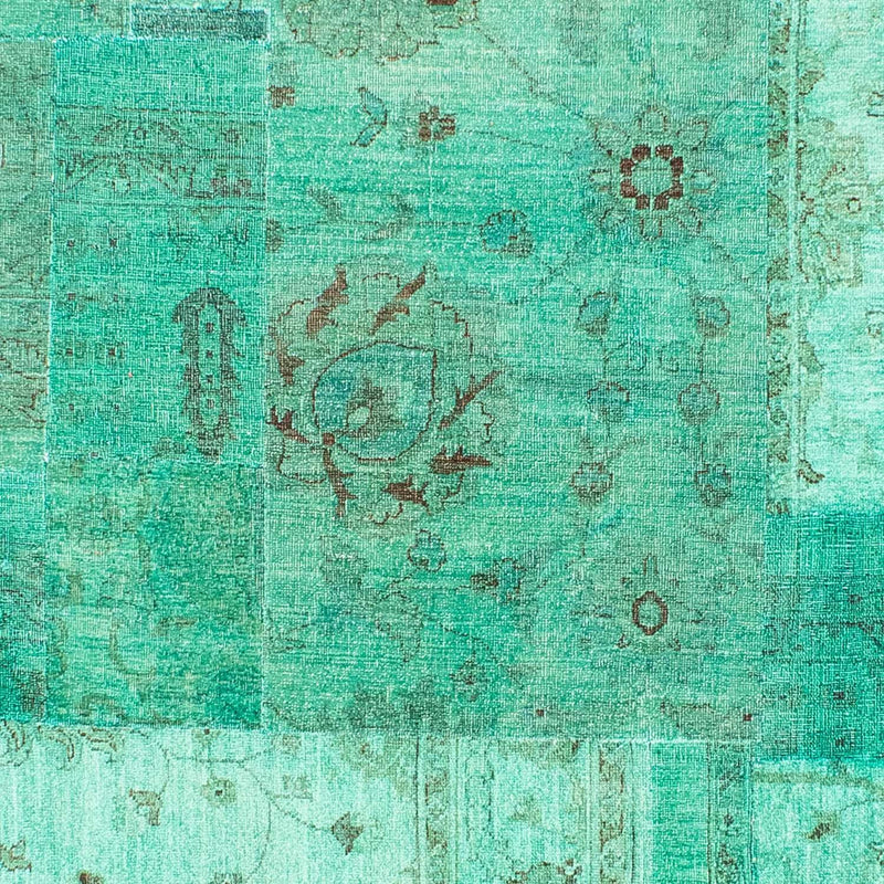 パッチワーク絨毯 290x212cm - ペルシャウールラグ