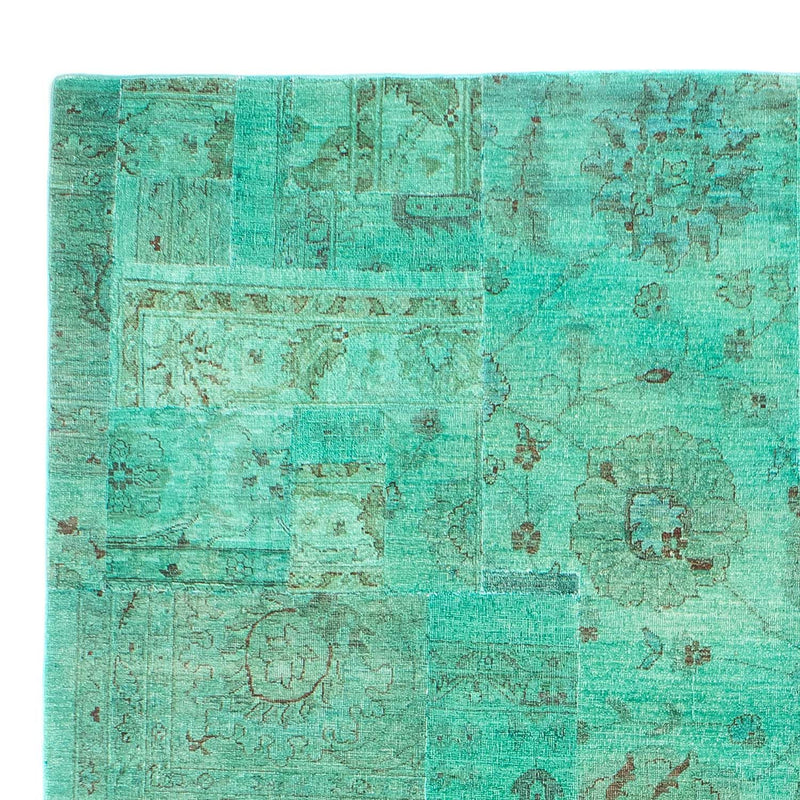 パッチワーク絨毯 290x212cm - ペルシャウールラグ