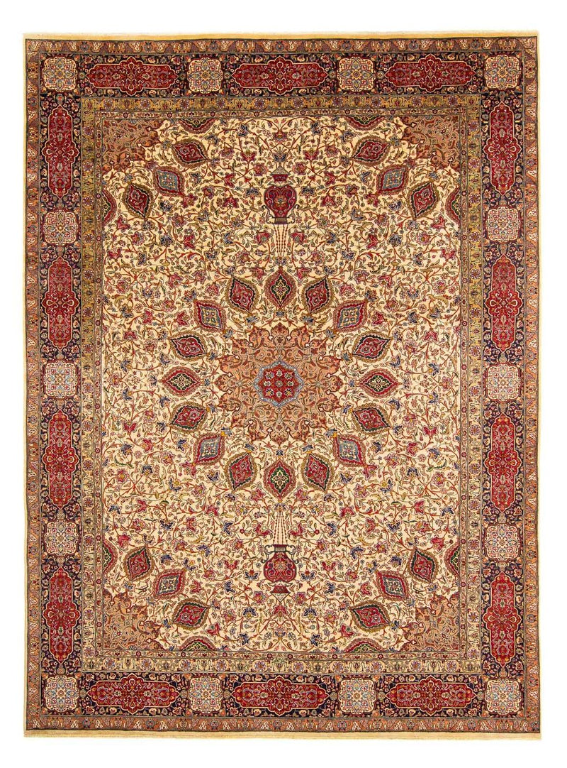 タブリーズ - 50 Raj 絨毯 393x290cm - ペルシャ絨毯