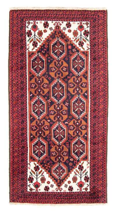 バルーチ絨毯 100x202cm - ペルシャ絨毯