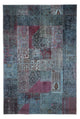 パッチワーク絨毯 291x194cm - ペルシャウールラグ