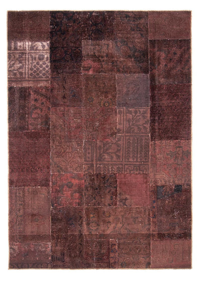 パッチワーク絨毯 195x233cm - ペルシャウールラグ