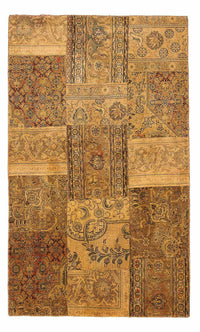 パッチワーク絨毯 205x131cm - ペルシャウールラグ – product image