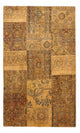パッチワーク絨毯 205x131cm - ペルシャウールラグ
