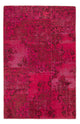 パッチワーク絨毯 202x127cm - ペルシャウールラグ