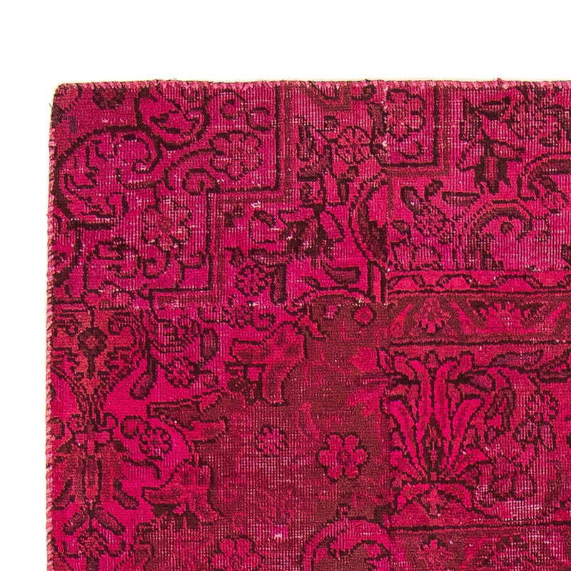パッチワーク絨毯 202x127cm - ペルシャウールラグ