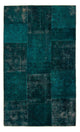 パッチワーク絨毯 205x131cm - ペルシャウールラグ