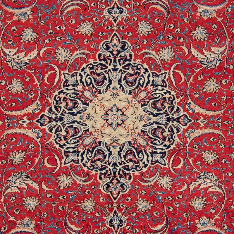 パッチワーク絨毯 355x270cm - ペルシャウールラグ