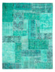 パッチワーク絨毯 297x231cm - ペルシャウールラグ