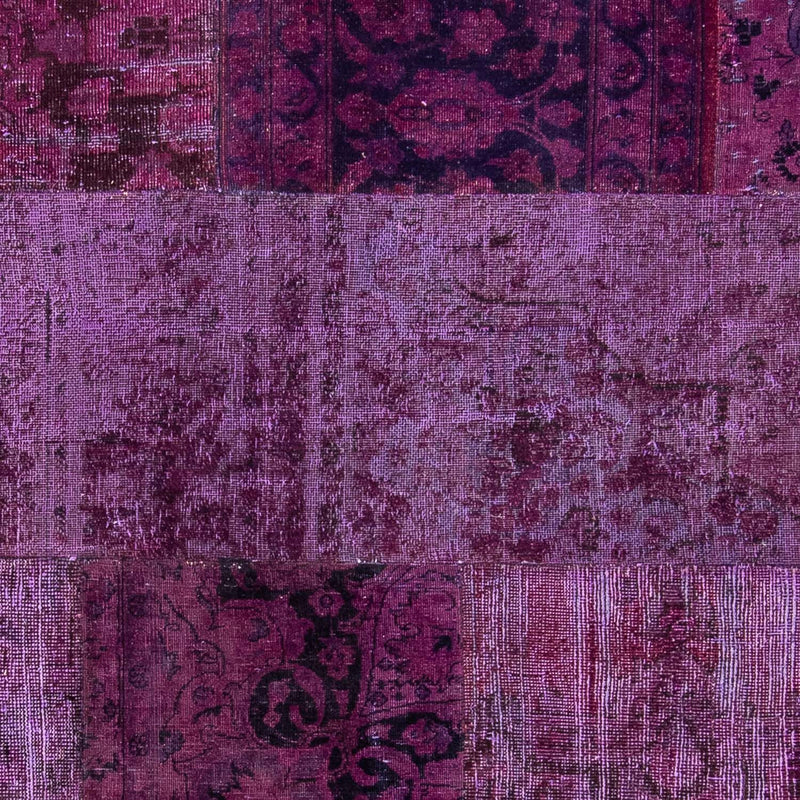 パッチワーク絨毯 271x180cm - ペルシャウールラグ