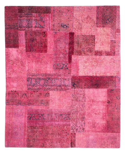 パッチワーク絨毯 232x291cm - ペルシャウールラグ