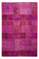 パッチワーク絨毯 271x182cm - ペルシャウールラグ
