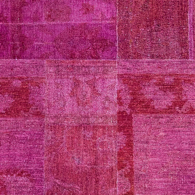 パッチワーク絨毯 271x182cm - ペルシャウールラグ