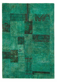 パッチワーク絨毯 237x156cm - ウールラグ – product image