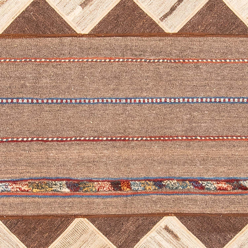 パッチワーク絨毯 224x164cm - ペルシャウールラグ