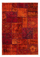 パッチワーク絨毯 194x140cm - ペルシャウールラグ
