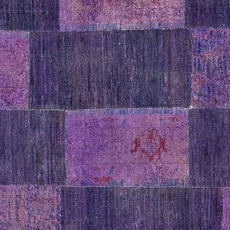 パッチワーク絨毯 235x165cm - ペルシャウールラグ