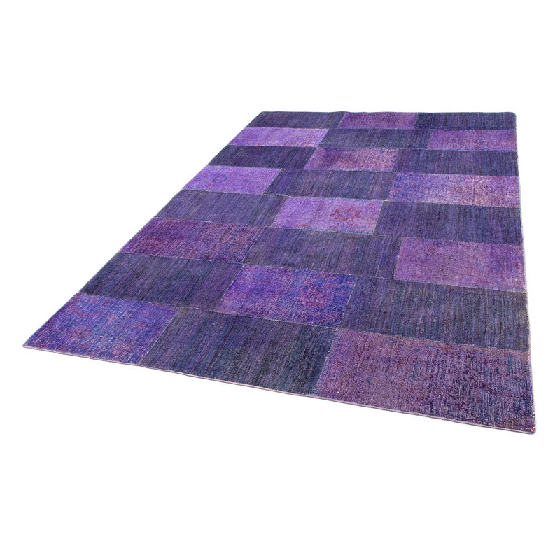 パッチワーク絨毯 235x165cm - ペルシャウールラグ