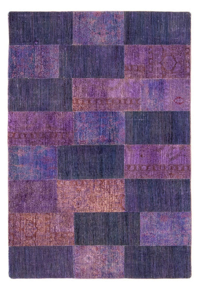 パッチワーク絨毯 165x237cm - ペルシャウールラグ