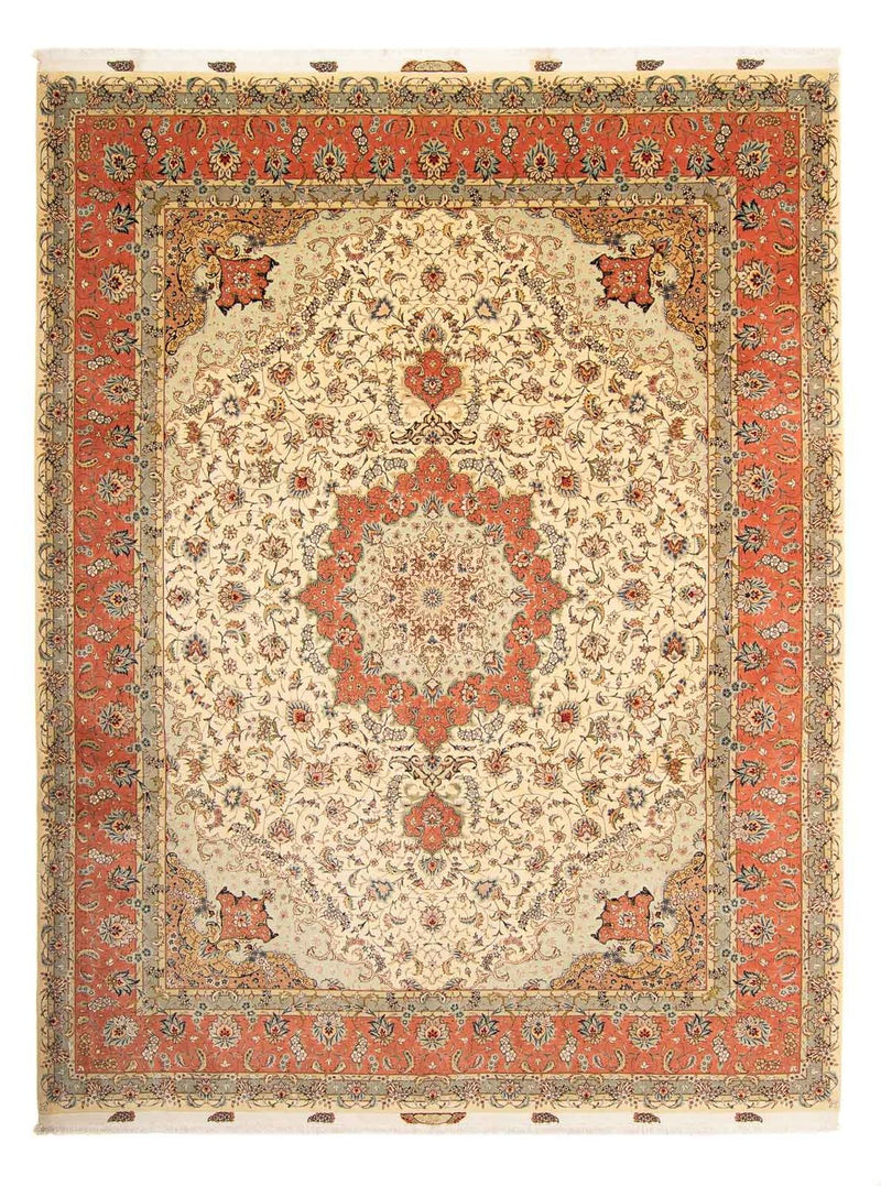 タブリーズ - 50 Raj 絨毯 387x307cm - ペルシャ絨毯