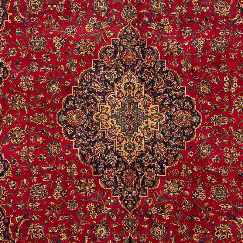 カシャーン 絨毯 421x302cm - ペルシャ絨毯