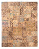 パッチワーク絨毯 305x242cm - ペルシャウールラグ