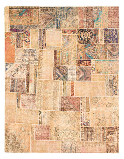 パッチワーク絨毯 230x292cm - ペルシャウールラグ