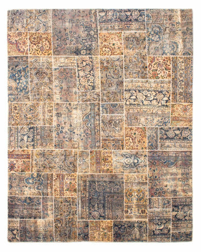 パッチワーク絨毯 240x303cm - ペルシャウールラグ