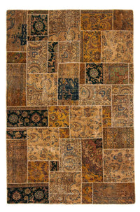 パッチワーク絨毯 275x182cm - ウールラグ – product image