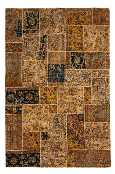 パッチワーク絨毯 182x275cm - ウールラグ
