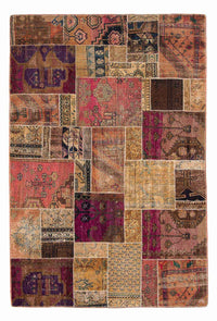 パッチワーク絨毯 272x181cm - ウールラグ – product image
