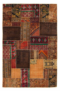 パッチワーク絨毯 271x179cm - ウールラグ – product image